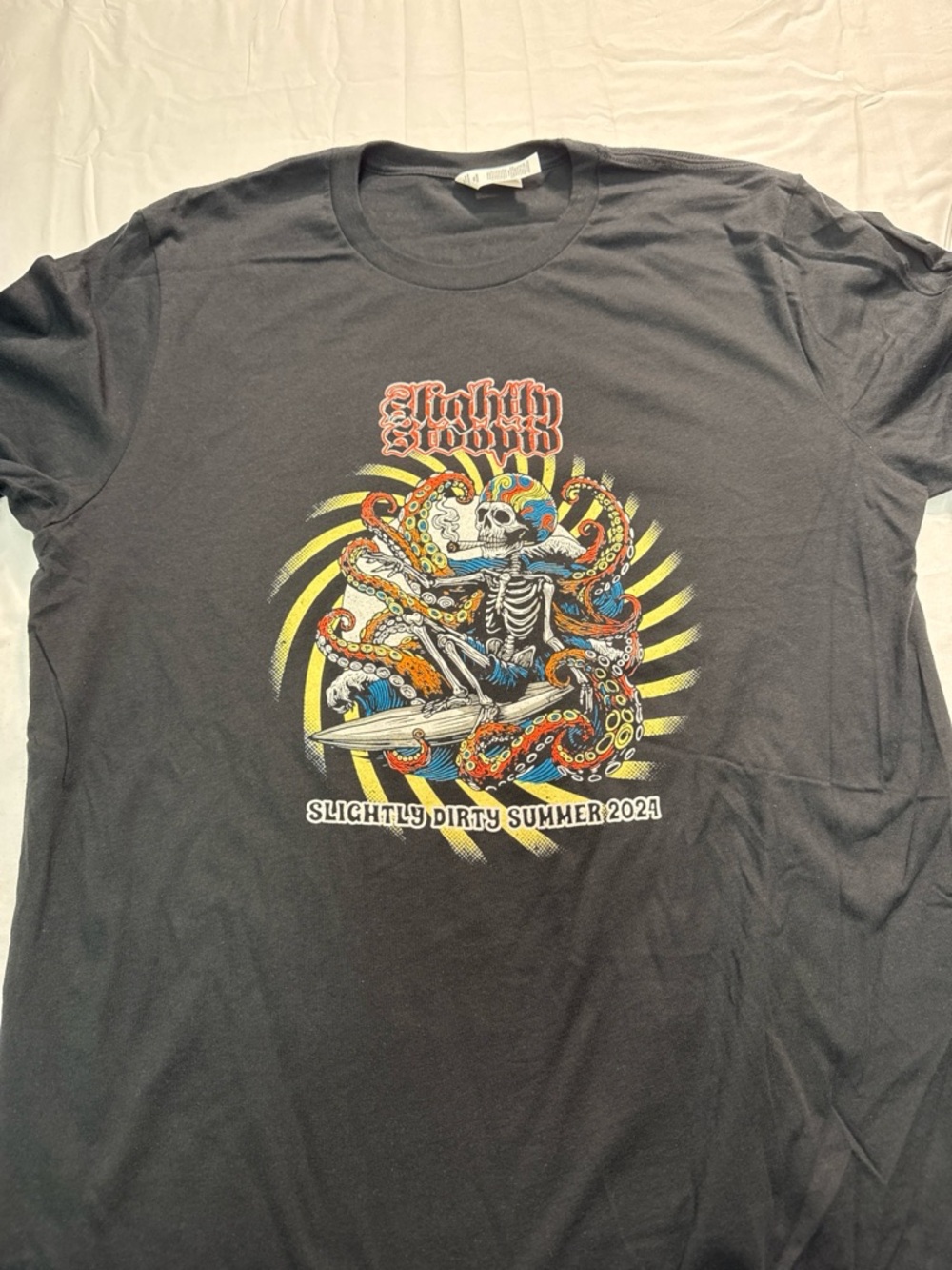 Slightly Dirty Summer 2021 Graphic Tee - Black